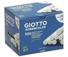 Kreida Fila Giotto, apvali, 100vnt, baltos spalvos