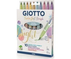 Giotto Turbo Soft markeriai pasteliniai 10 spalvų