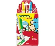 Giotto Super švirkštikliai 6 spalvų Bebe GIOTTO