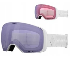 GIRO COMP WITE BLISS žieminiai akiniai (VIVID-Carl Zeiss HAZE 8-18% VLT S3 spalvoti veidrodiniai lęšiai + VIVID-Carl Zeiss INFRARED 50% S1 spalvoti veidrodiniai lęšiai) (NAUJIENA 2024/2025)