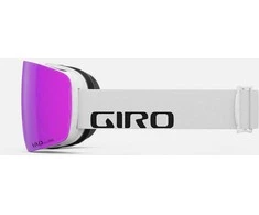 GIRO CONTOUR RS Baltas WORDMARK žieminiai akiniai (RYŠKIAI ROŽINIS 00% S2 spalvotas veidrodinis lęšis + RYŠKIAI ROŽINIS 58% S1 spalvotas veidrodinis lęšis) (NAUJIENA 2024/2025)