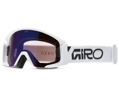 GIRO DROPLINE MTB akiniai su VIVID trail lęšiu, balti, permatomu lęšiu