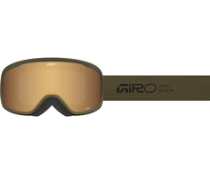 Giro GIRO CRUZ OLIVE Žalias STACKED (OTG) žieminiai akiniai (cilindriniai) (veidrodžio lęšių spalva AMBER GOLD 19-42% S2)
