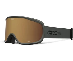 Giro GIRO CRUZ OLIVE Žalias STACKED (OTG) žieminiai akiniai (cilindriniai) (veidrodžio lęšių spalva AMBER GOLD 19-42% S2)