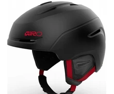 Giro GIRO Neo žieminis šalmas, matinės juodos spalvos, raudonas, M dydis (55,5-59 cm)