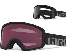 Giro Google GIRO BLOOK MTB juoda pilka (raudonas stiklas VIVID- Carl Zeiss TRAIL + skaidrus stiklas 99% S0)