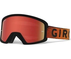 Giro Google GIRO BLOOK MTB juoda raudona hipnozė (Raudonas stiklas AMBER SCARLET + skaidrus stiklas 99% S0)