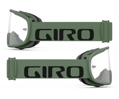 Giro akiniai GIRO TEMPO MTB, žali, su nuplėšiamu tvirtinimu (99% skaidrūs lęšiai S0)