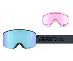 Giro AXIS INDIGO STACKED (OTG) žieminiai akiniai (cilindriniai) (VIVID-Carl Zeiss ROYAL 19-42% S2 veidrodinis spalvotas lęšis + VIVID-Carl Zeiss INFRARED 43-79% S1 veidrodinis spalvotas lęšis)