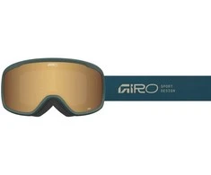 Giro Gogle žieminiai GIRO CRUZ FOREST Žalias STACKED (OTG) (Cylindrical) (Szyba lustrzana AMBER GOLD 19-42% S2)
