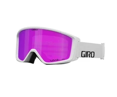 Giro Gogle žieminiai GIRO INDEX VIVID 2.0 (Super Large OTG) (Cylindryczne) Baltas WORDMARK (szyba VIVID Rožinis 00% S2)