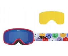Giro GIRO BUSTER MULTI FACES (OTG) jaunimo žieminiai akiniai (cilindriniai) (veidrodžio spalvos lęšiai, pilka kobalto spalva, 8–18 %, S3)