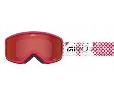 Giro GIRO STOMP Raudonas FENCE (OTG) jaunimo žieminiai akiniai (cilindriniai) (AMBER SCARLET 19-42% S2 lęšiai)