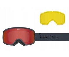 Giro Gogle žieminiai ROAM INDIGO STACKED (OTG) (Cylindrical) (szyba AMBER SCARLET 19-42% S2 + Geltonas 80-99% S0)
