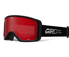 Giro Gogle žieminiai SAGEN Juodas STACKED (OTG) (Cylindrical) szyba AMBER SCARLET 19-42% S2 + szyba Geltonas 80-99% S0 (2025/2026)