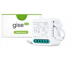 GISE Smart Pojedynczy moduł przekaźnikowy bezpotencjałowy niskonapięciowy WiFi | Tuya | GSS-WF-DRDC