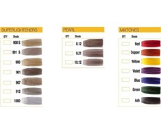 GK hair Global Keratin Kreminis Colour ilgalaikiai plaukų dažai 901 Ash Superlighter, 100 ml
