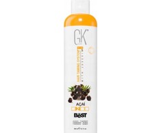 GK hair Global Keratin Geriausias Acai plaukų kreminis gydymas glotninimui, 300 ml