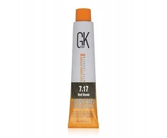 GK hair Global Keratin Kreminis Colour Permanent Hair Dye 7.17 Matt Skirtas šviesiems plaukams, 100 ml