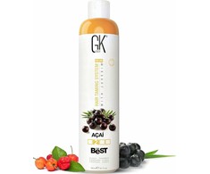GK hair Global Keratin Geriausias Acai plaukų kreminis gydymas glotninimui, 1000 ml