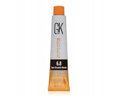 GK hair Global Keratin Kreminis Colour Permanent Hair Dye 6.8 Dark Brunette Skirtas šviesiems plaukams, 100 ml