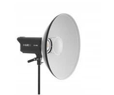 „GlareOne Beauty Dish 50 Softlight“ – 50 cm skersmens lėkštė (balta)