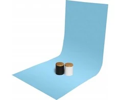 GlareOne GlareOne PVC fonas 60x130 cm - mėlynas