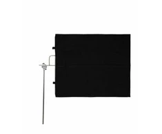 GlareOne juoda vėliava 75x90 cm - juoda vėliava