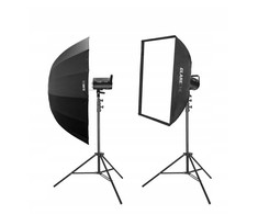 GlareOne LED 1000 Starter Kit studijos apšvietimo rinkinys - studijos apšvietimo rinkinys