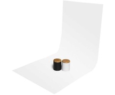GlareOne PVC fonas 60x130cm – baltas
