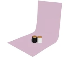 GlareOne PVC fonas 60x130 cm - šviesiai rožinis