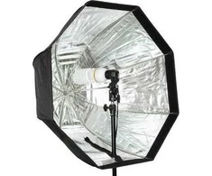 „GlareOne Softbox“ aštuonkampis skėtis 80 cm su difuzoriumi reporterių lempoms
