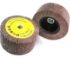Glob 100x50mm puodai su M14 sriegiu abrazyviniame audinyje 120 (GLOB-SG-10050M14- P120)