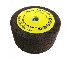 Glob Cilindrinis puodelio formos šlifavimo diskas 100x50 mm su M14 sriegiu iš neaustinės medžiagos (GLOB-SG-10050M14-VERYFINE)