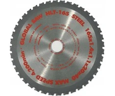 Global GLOBAL SAW plieno pjovimo diskinis pjūklas 165 x 1,4/1,1 x 20 mm / 40z CERMET