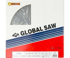 GLOBAL SAW Diskinis pjūklas aliuminio pjovimui 255 x 2,4/1,9 x 25,4 mm / 100z CERMET