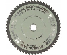 GLOBAL SAW Diskinis pjūklas aliuminio pjovimui GLOBAL SAW 180 x 2.0 / 1.6 x 20mm / 54z CERMET