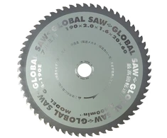 GLOBAL SAW Diskinis pjūklas aliuminiui pjauti 190 x 2,0/1,6 x 20mm / 60z Cermet Japan (GLOB-GA-190E)