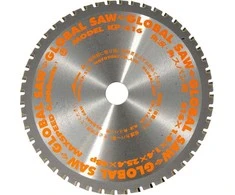 Fn Glob GLOBAL SAW Diskinis pjūklas plonam plienui 216 x 1,4/1,2 x 25,4 mm / 48z CERMET