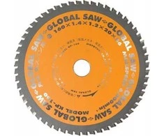GLOBAL SAW Diskinis pjūklas plonam plienui pjauti 160 x 1,4/1,2 x 20 mm / 56z CERMET