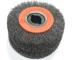 Glob Žiedinis šepetys fi 100x48mm gofruoto plieno vielos su 19 mm pikio skyle