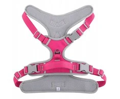 Šunų petnešos, M dydžio, rožinės ir pilkos Oem Dog harness OXFORD