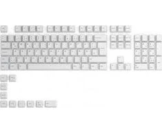 Klaviatūra Glorious PC Gaming Race GPBT Keycaps - Arctic Baltas, 114 vnt. ANSI