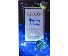 Glov Sleeping Beauty Set Glov: Sleeping Beauty Sleep Mask Mėlyna + Sleeping Beauty Textile makiažo valiklis Glove Bouncy Mėlyna