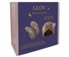 Glov „Lazy Luxe Duo“ silikoninių akių pleistrų ir atlasinės miego kepuraitės rinkinys