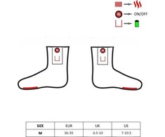 Glovii Ogrzewane kapcie domowe, w komplecie su bateriami USB