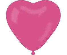 GMR latekso balionai Hearts Rožinė - 50 vnt.
