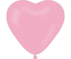 GMR Latex Balloons Hearts Light rožinė - 50 vnt.