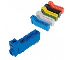 Gnybtų blokas Pawbol E.4136N besriegis 1x 2,5-25 mm2, 13x 1,5-2,5 mm2 mėlynas