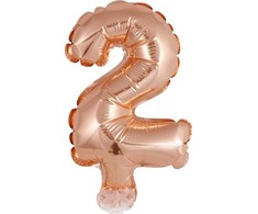 GoDan Balon foliowy Cyfra2 róż-auksinė BC-5RZ2 13341